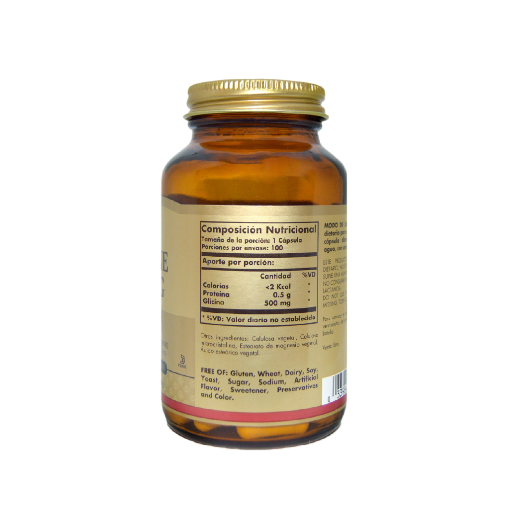 GLYCINE 500 MG X 100 CAPS